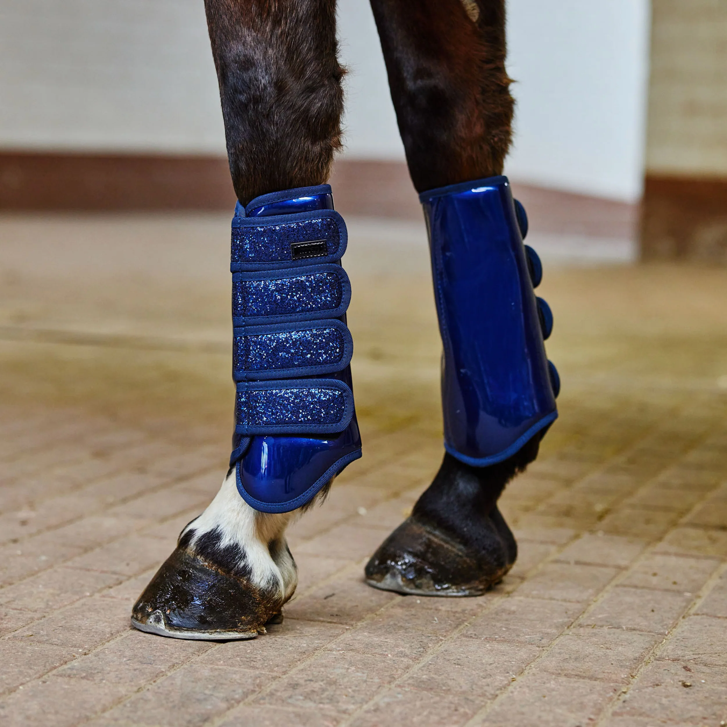 Horze Brushing Boots with Glitter - Image 6