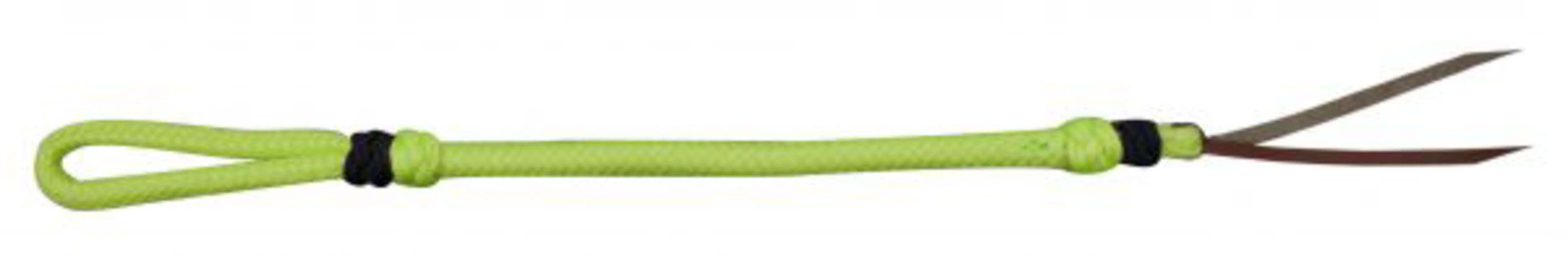 Showman® Two-Tone Braided Nylon Quirt with Leather Popper - Image 25